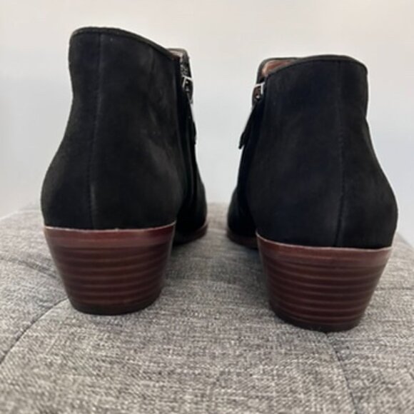 Sam Edelman black suede booties - Picture 4 of 6